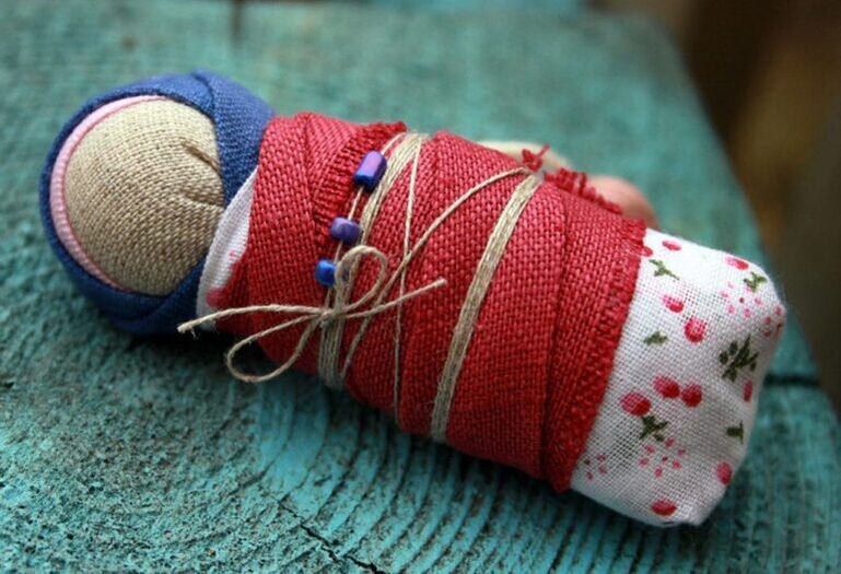 Diaper doll as health talisman