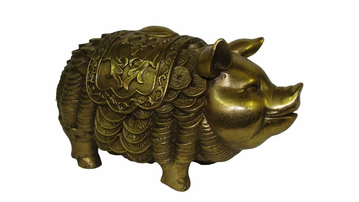 Good luck and prosperity amulet-pig