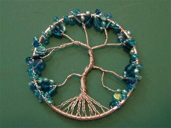 DIY amulet made of natural materials