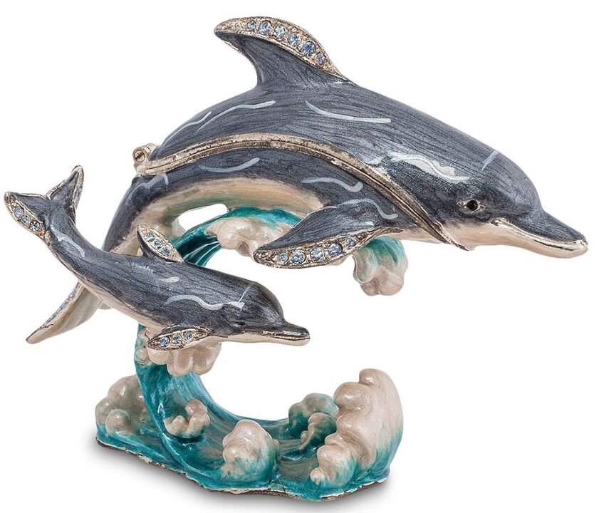 Dolphin figurines to attract good luck