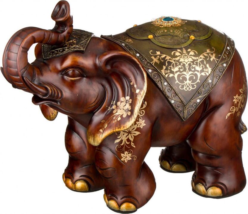 Elephant statue as a talisman of good luck